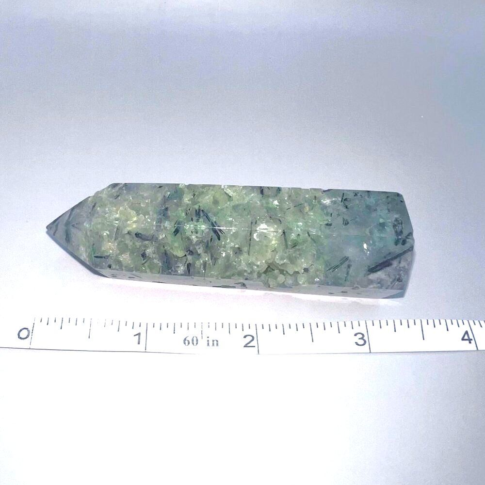 Prehnite Tower/Point - Picture 8 of 9